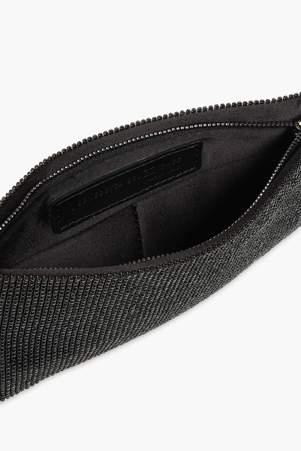 BENEDETTA BRUZZICHES Your Best Friend crystal-embellished satin cross-body bag