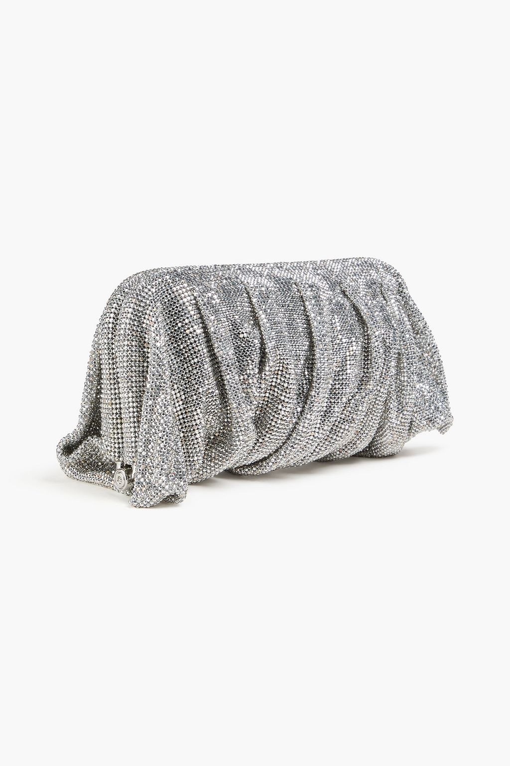 BENEDETTA BRUZZICHES Venus La Grande crystal-embellished chainmail clutch
