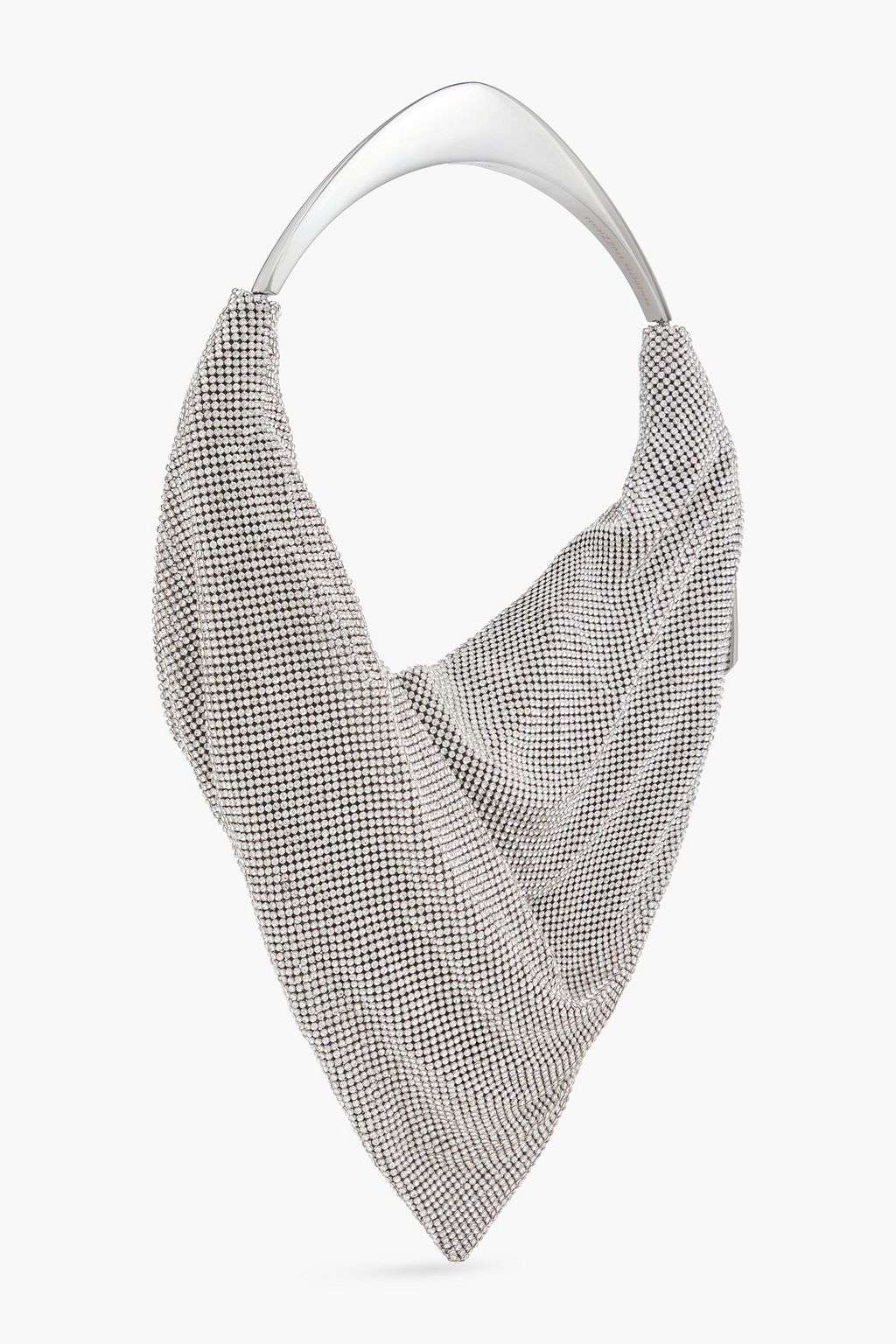 BENEDETTA BRUZZICHES حقيبة كتف "أورسولينا" من الزرد ومزينة بالكريستال