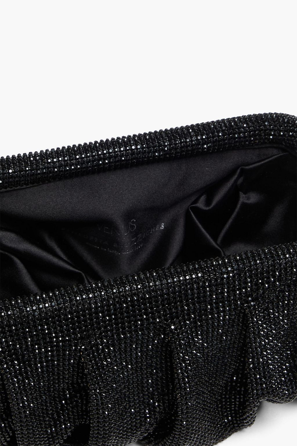 BENEDETTA BRUZZICHES Venus La Grande crystal-embellished chainmail clutch