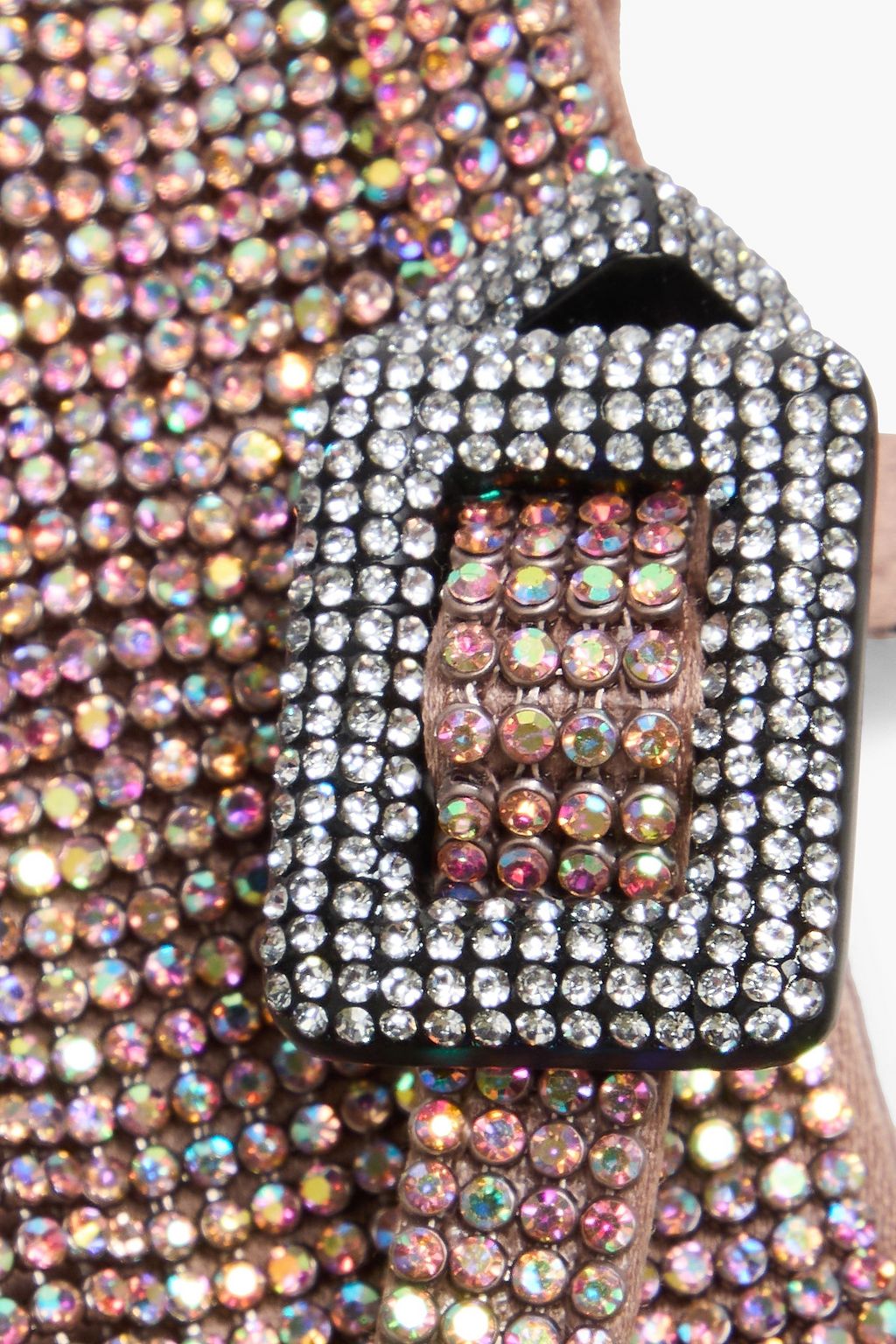 BENEDETTA BRUZZICHES حقيبة توت "لولو لا بيتيت" من الزرد بتصميم منسدل مزيّنة بالكريستال