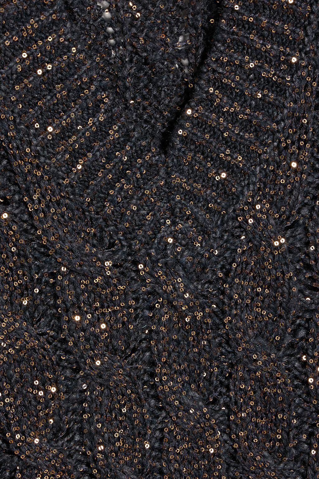 BRUNELLO CUCINELLI Sequin-embellished cable-knit vest