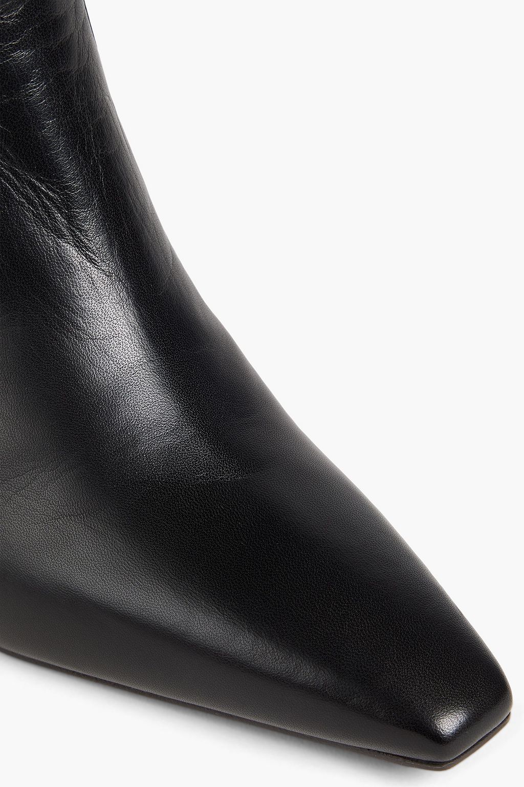 BRUNELLO CUCINELLI Bead-embellished leather ankle boots