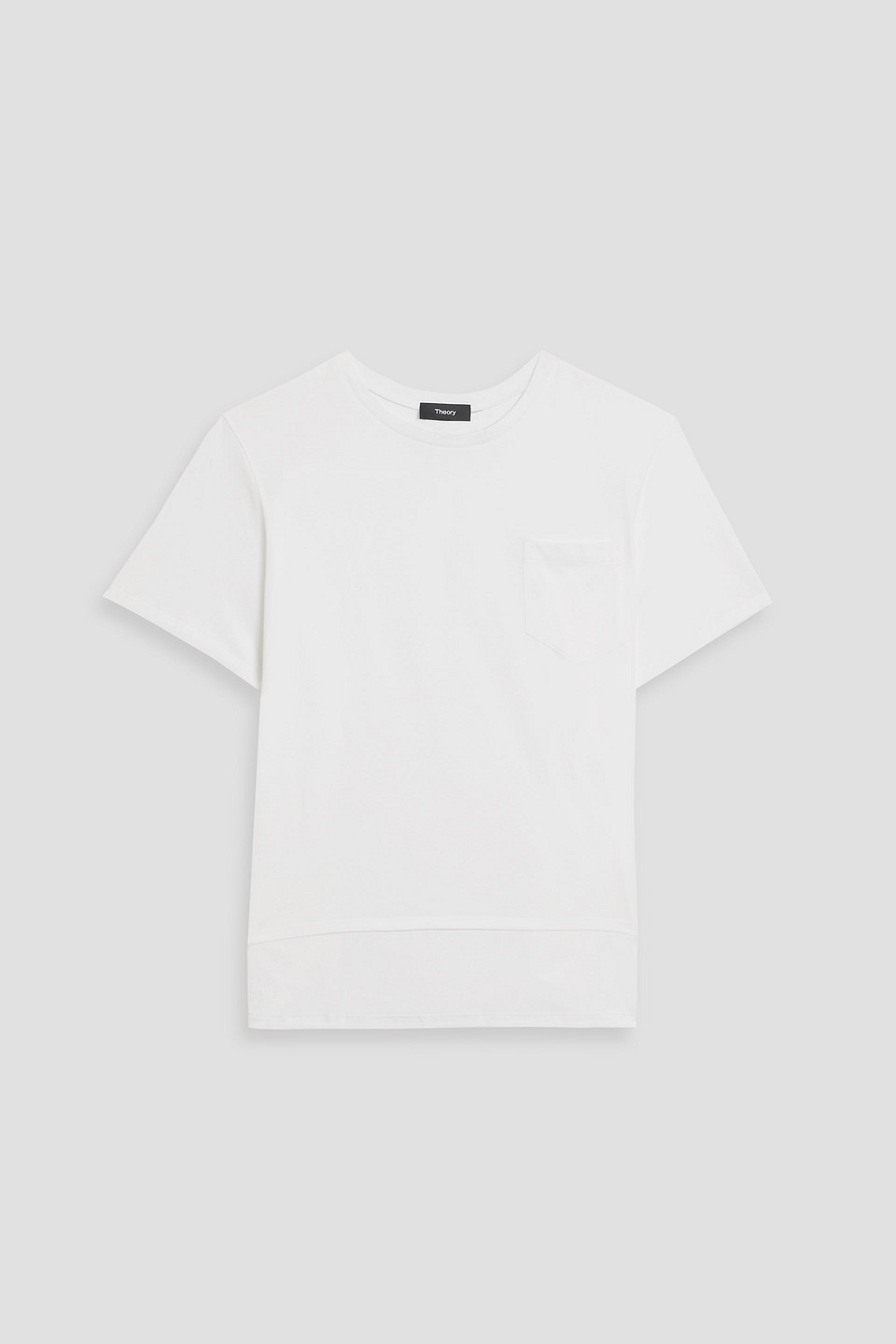 Theory Apex Pima Cotton-jersey T-shirt In White