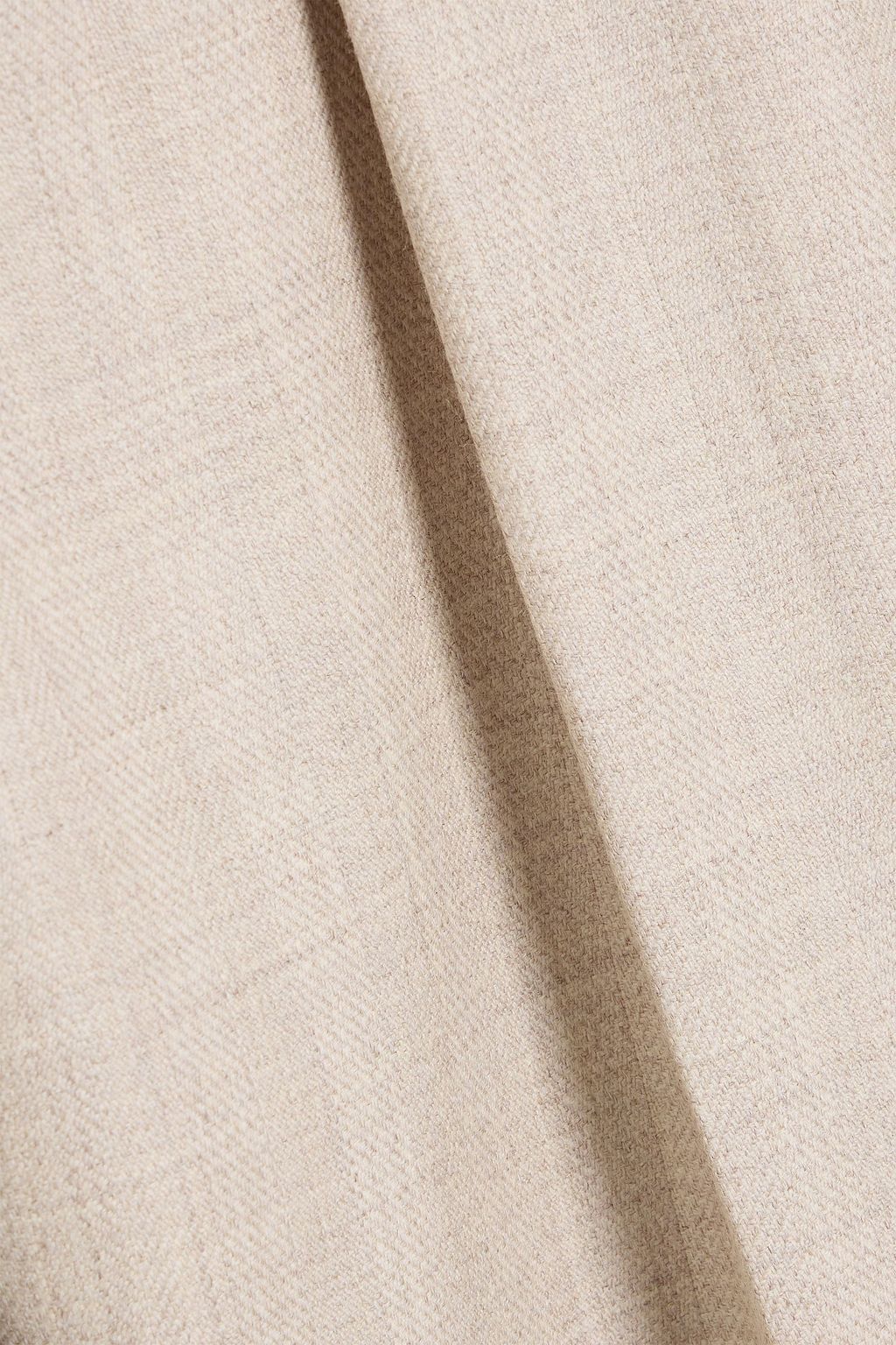 BRUNELLO CUCINELLI Pleated wool straight-leg pants