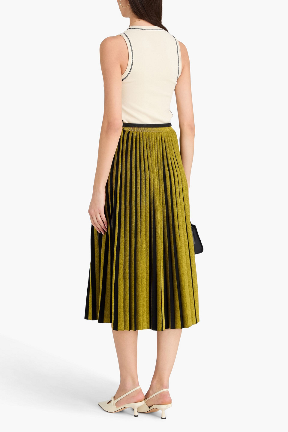  Tory Burch - Cropped Tanktop Aus Strick - Weiß - Xs 