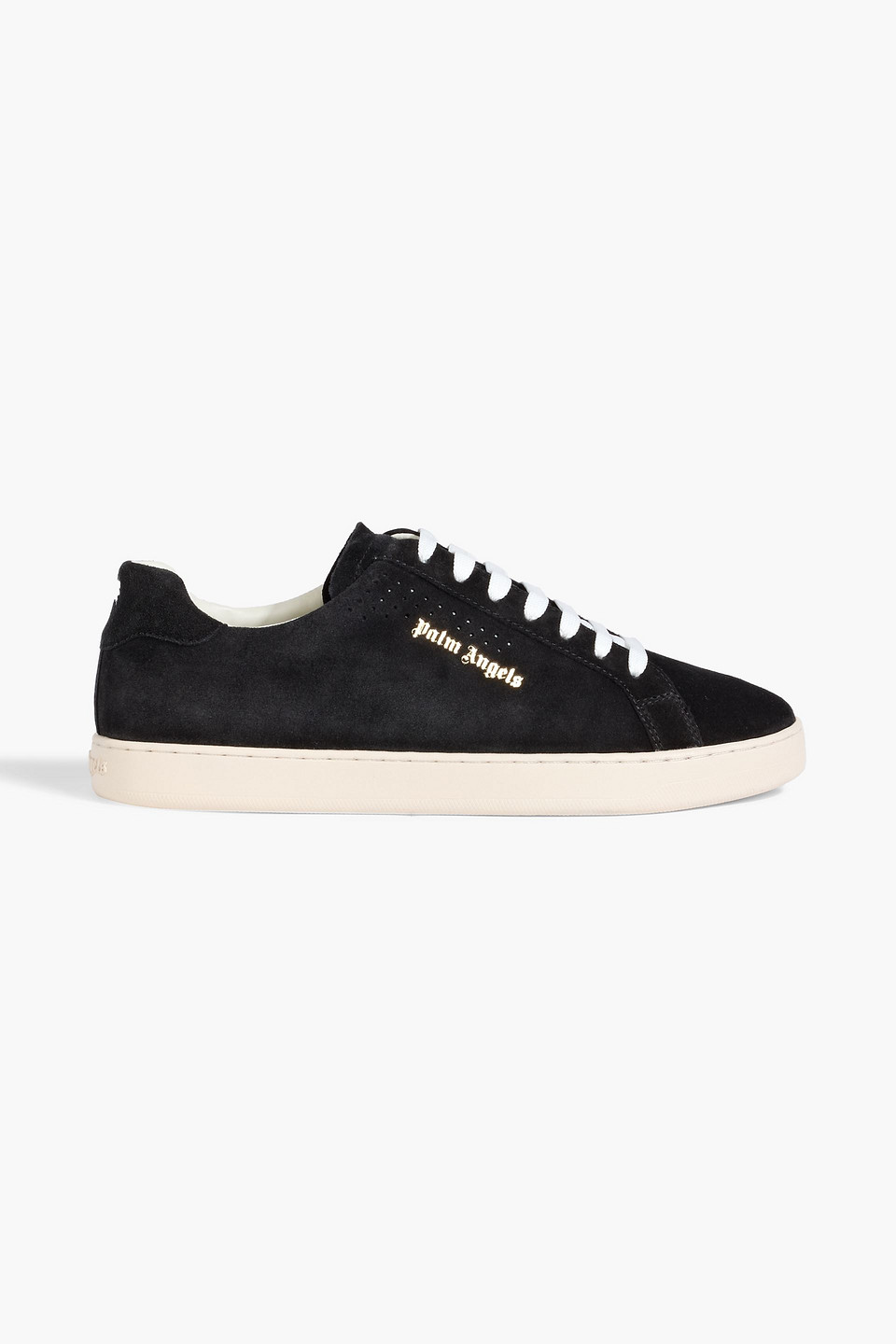 palm angels - suede sneakers - black - eu 41