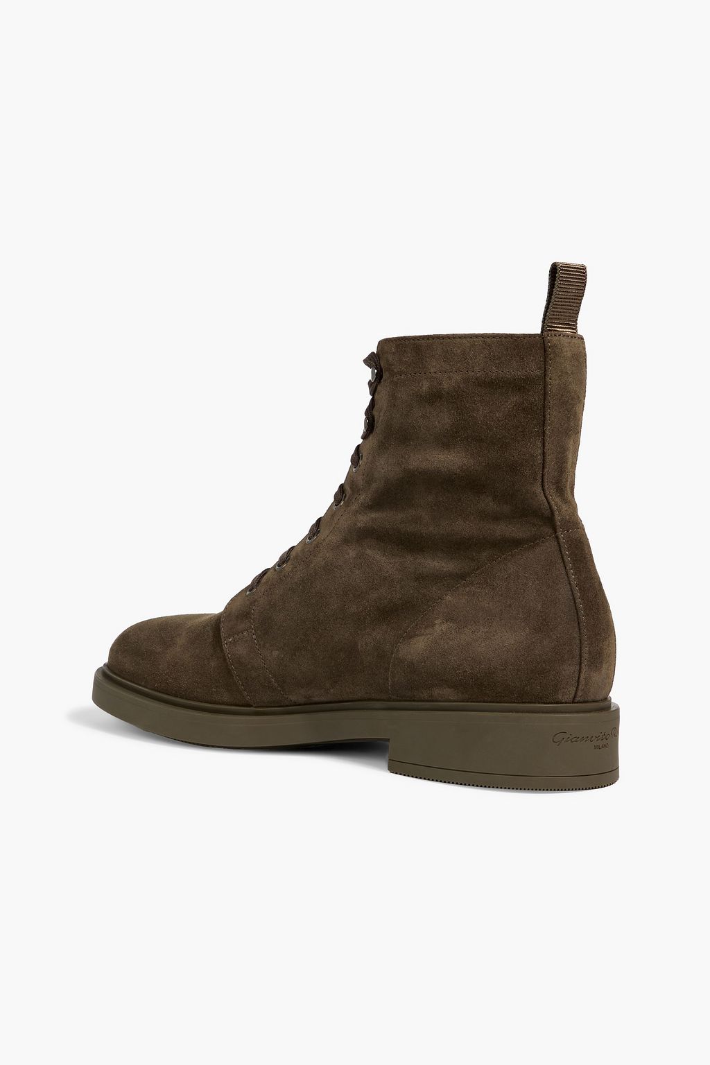 GIANVITO ROSSI Richard suede brogue boots