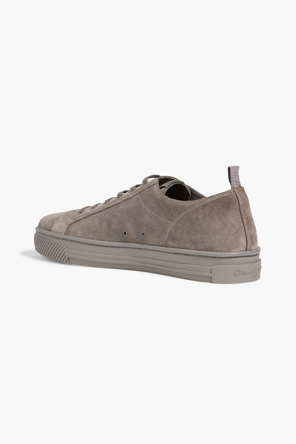 Gianvito Rossi 360 Suede Sneakers In Gray