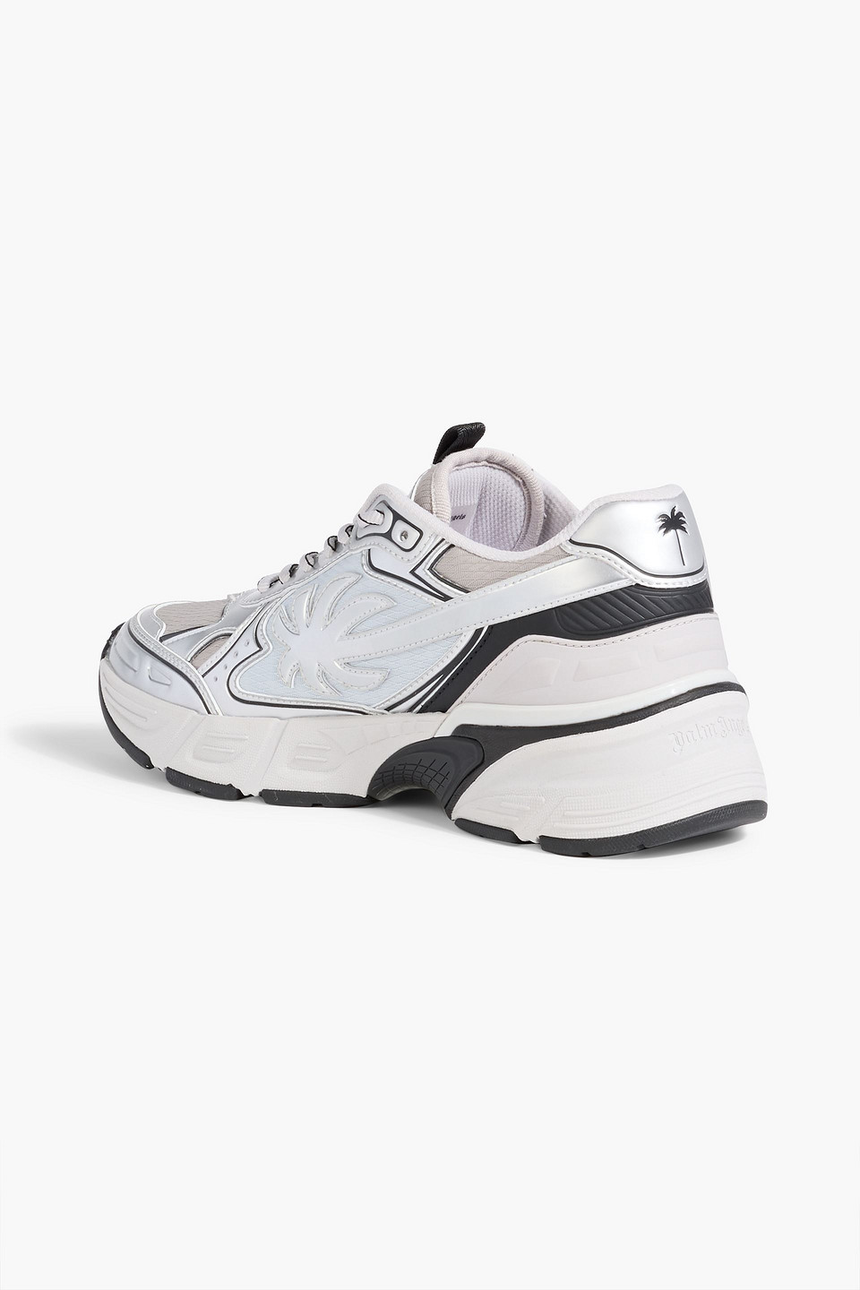  Palm Angels - Sneakers Aus Metallic-leder Und Mesh - Metallic - Eu 37 