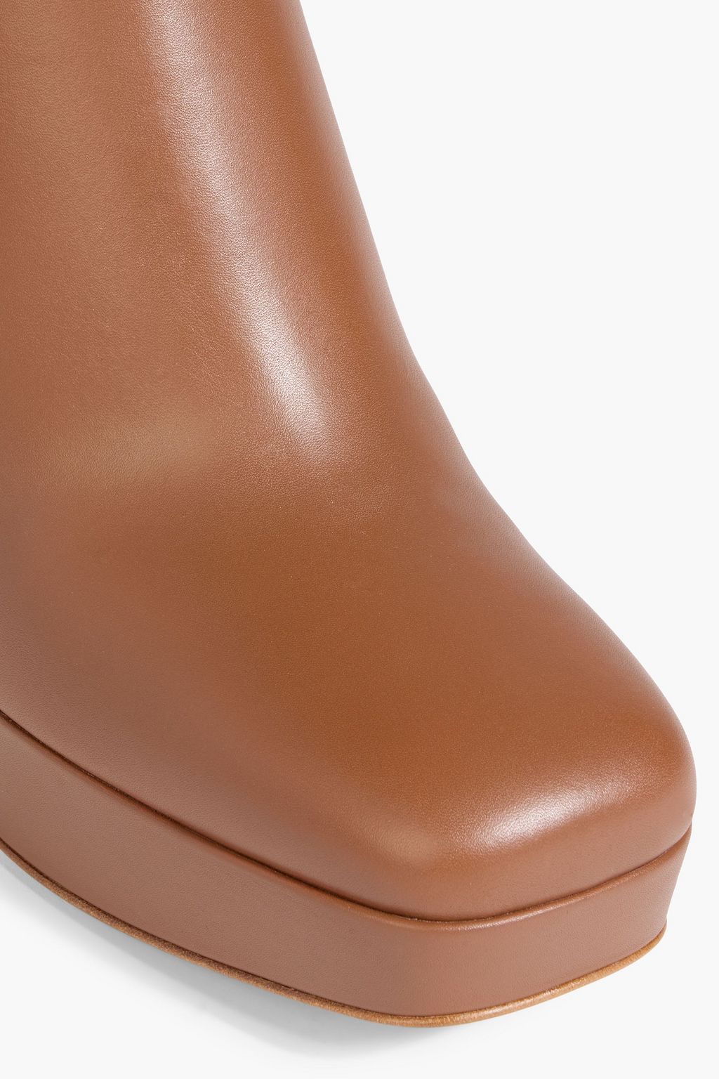 GIANVITO ROSSI Moreau leather platform knee boots