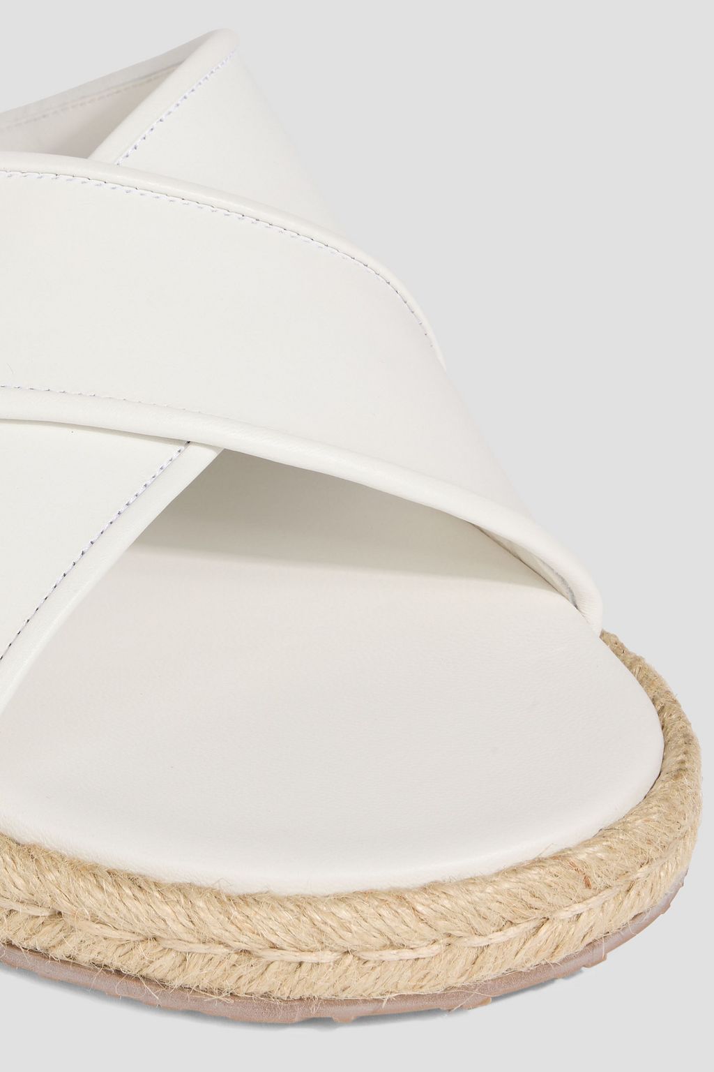 GIANVITO ROSSI Cesare leather espadrille sandals