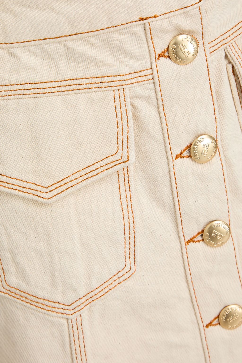 FARM RIO Denim mini skirt