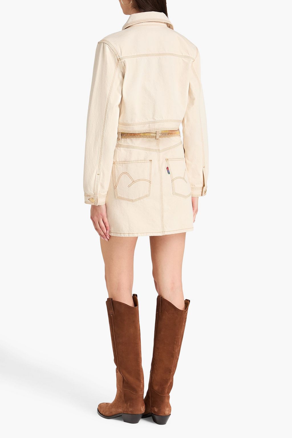 FARM RIO Denim mini skirt