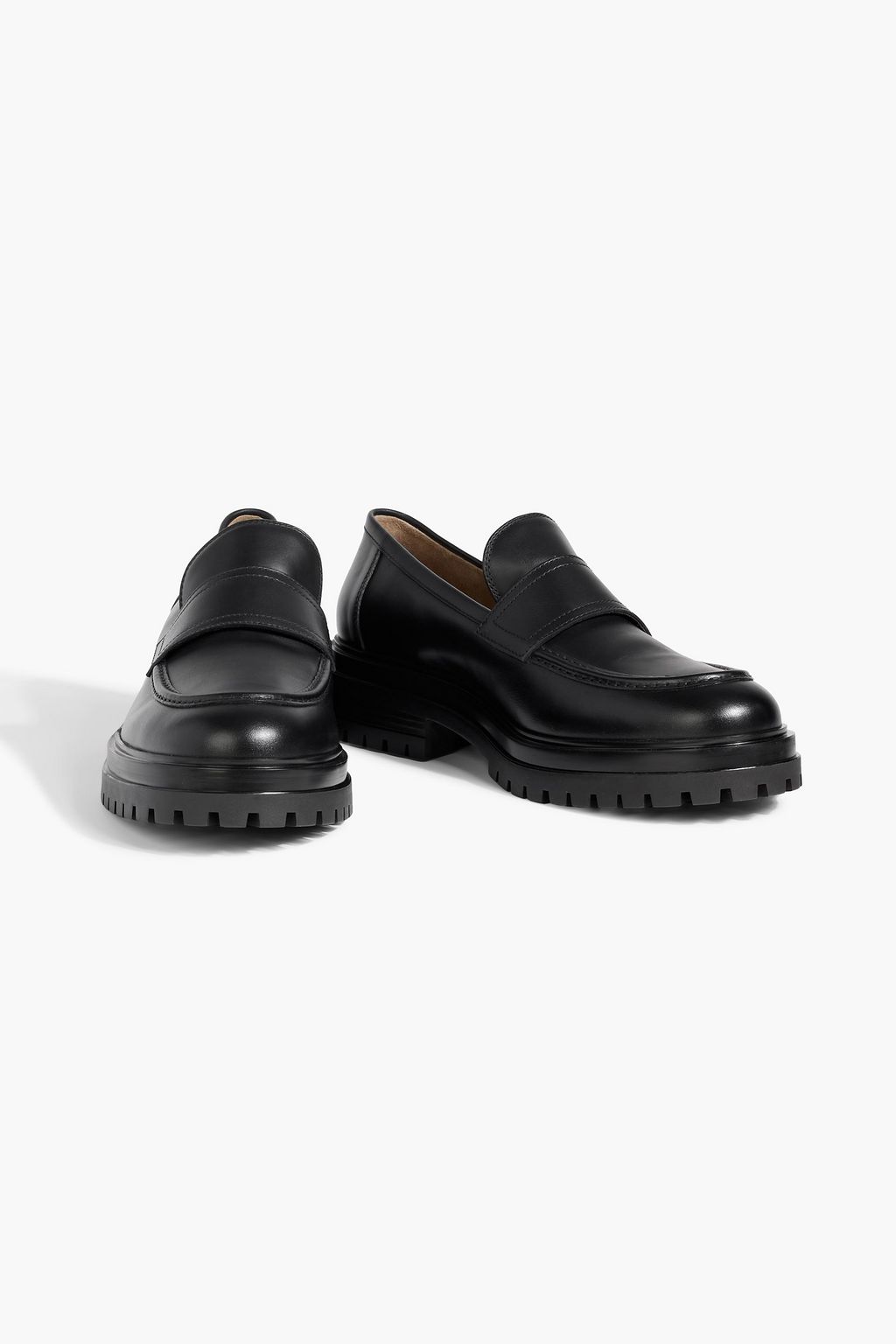 GIANVITO ROSSI Paul leather loafers