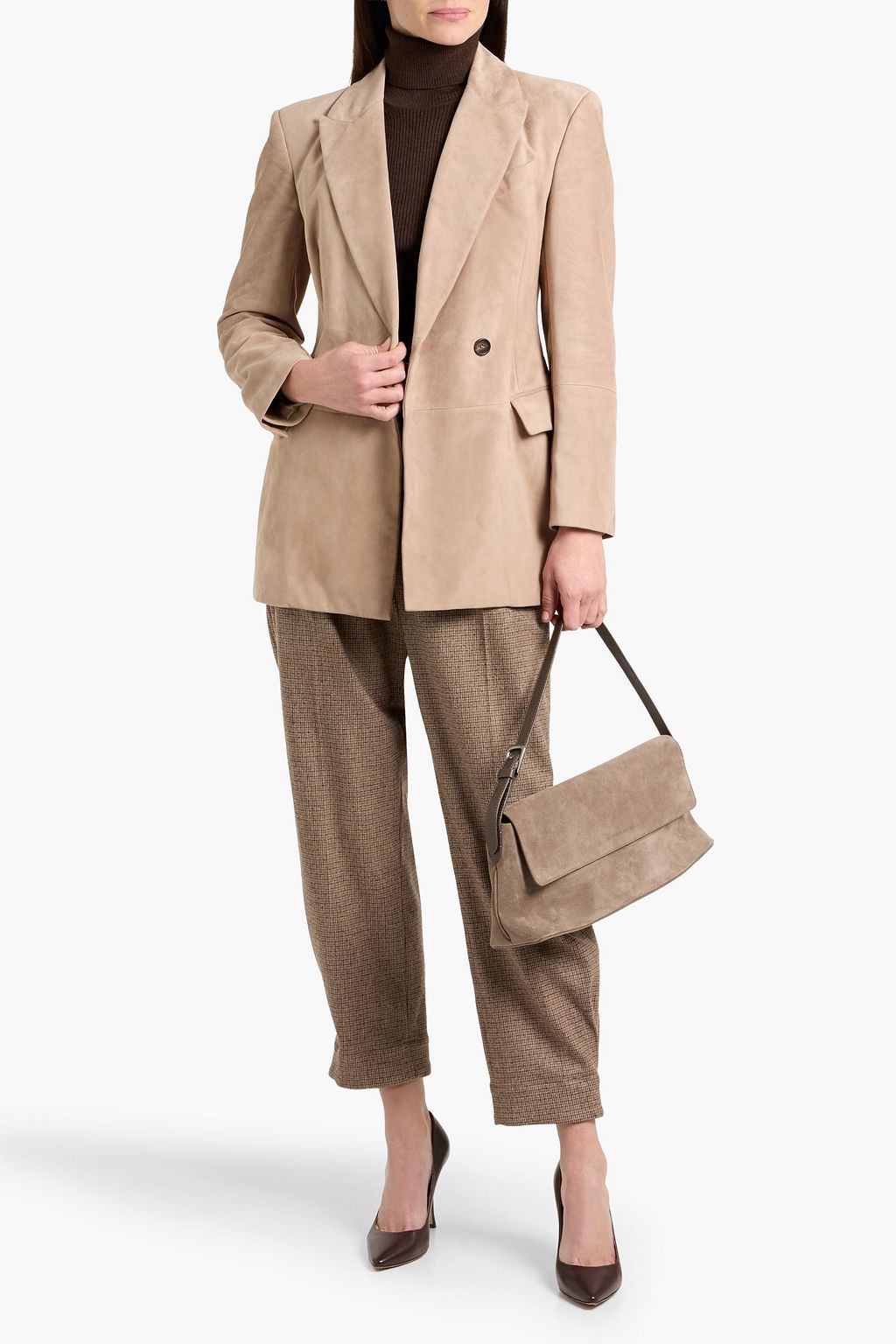 BRUNELLO CUCINELLI Suede blazer