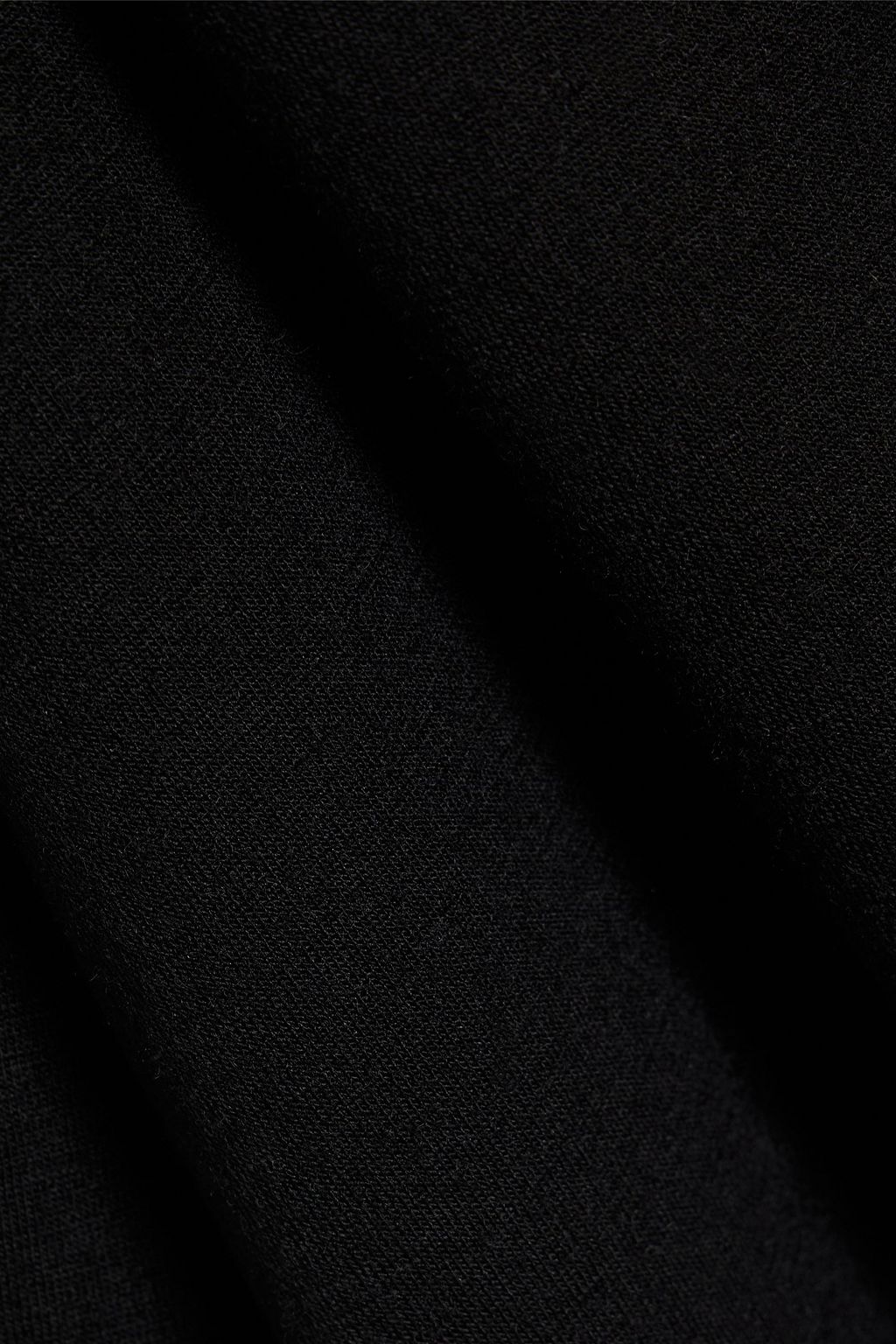 BRUNELLO CUCINELLI Draped wool-blend jersey maxi dress