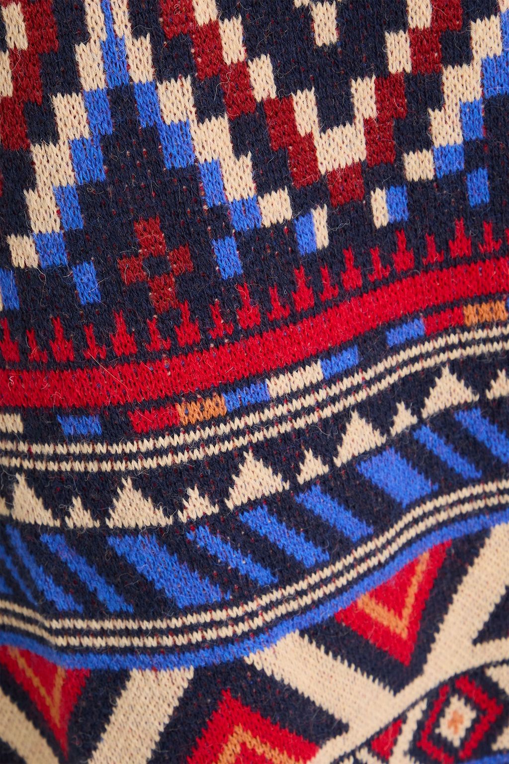 FARM RIO Jacquard-knit mini skirt