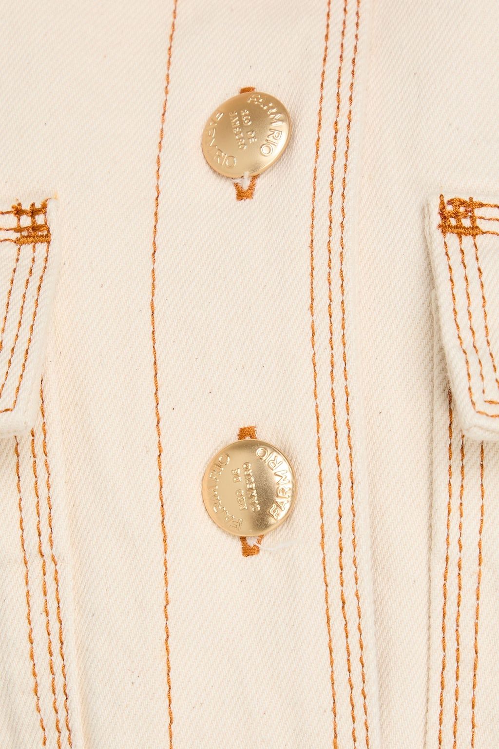 FARM RIO Cropped denim jacket