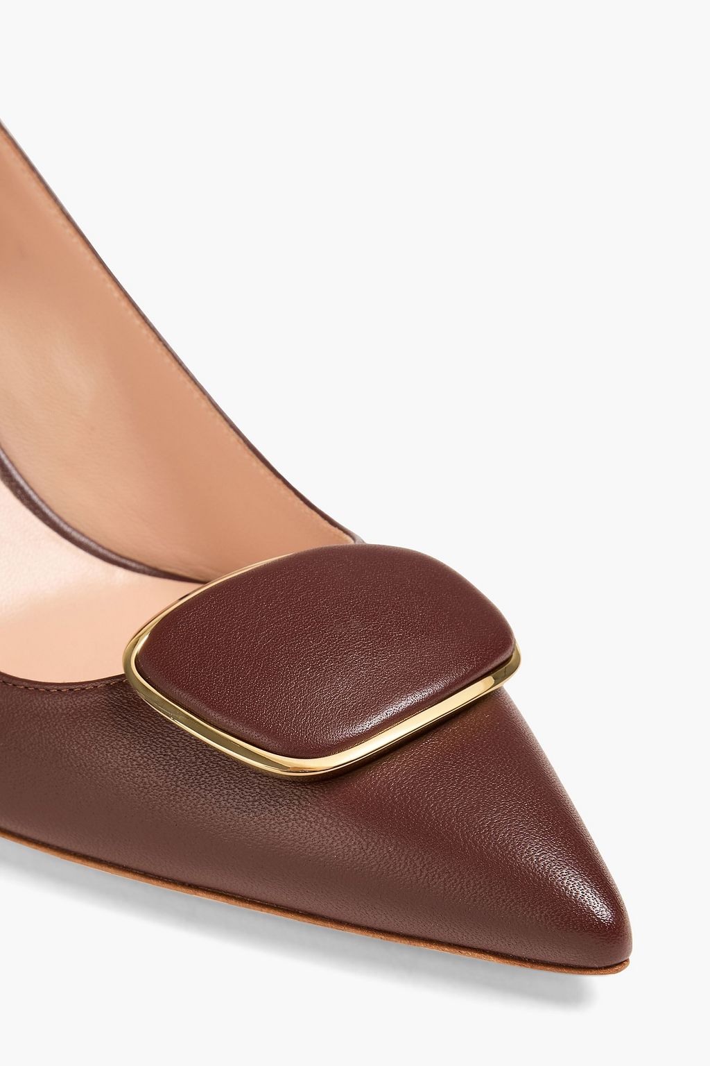 RUPERT SANDERSON New Nada Double Pebble leather pumps
