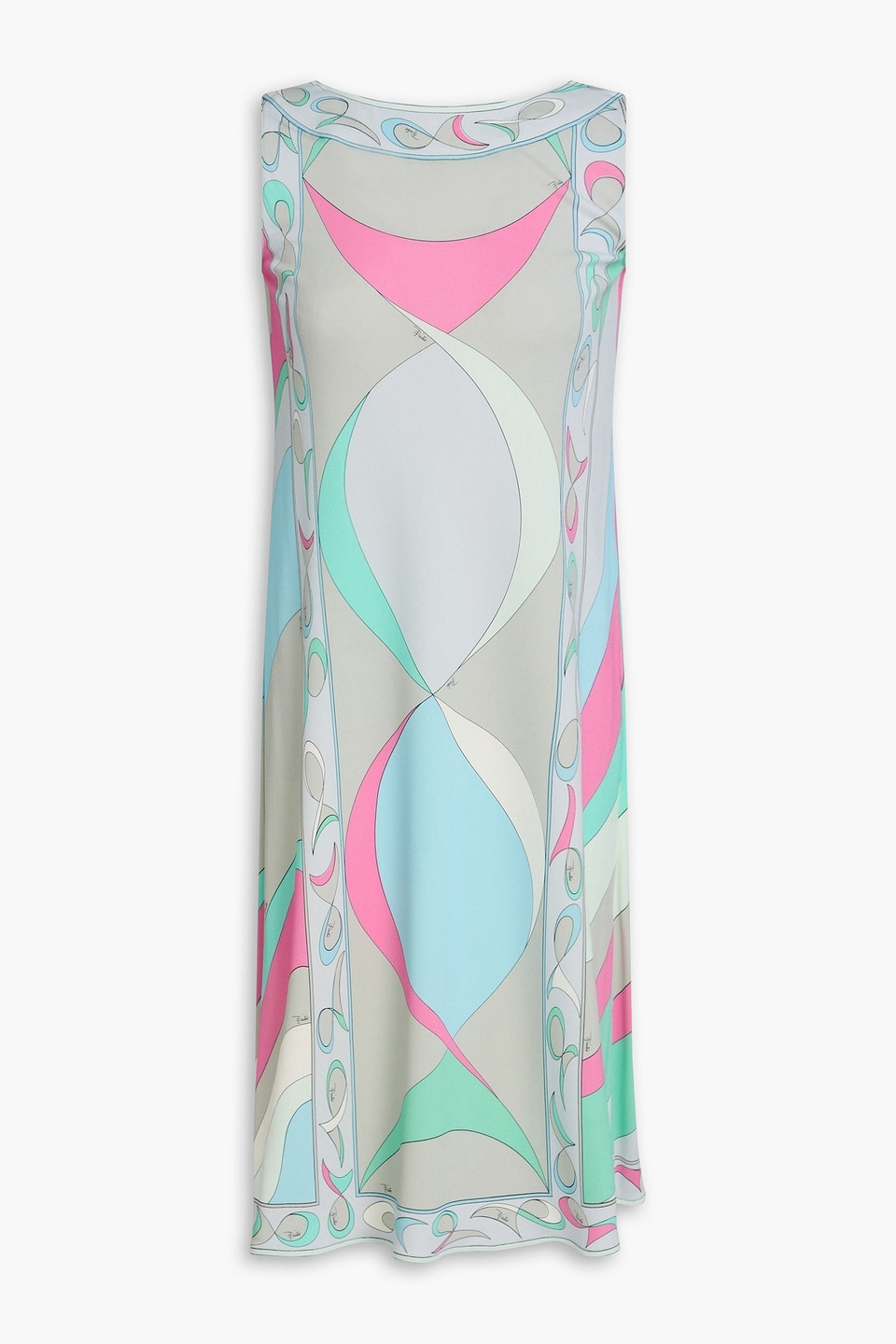 Pucci Printed Crepe Dress In Multi