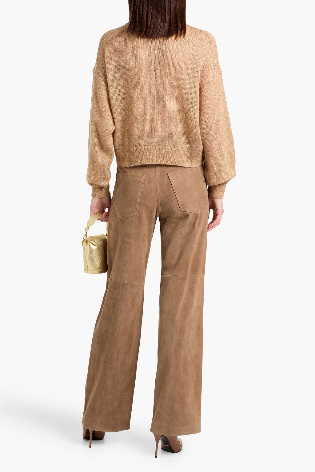 BRUNELLO CUCINELLI Metallic knitted sweater