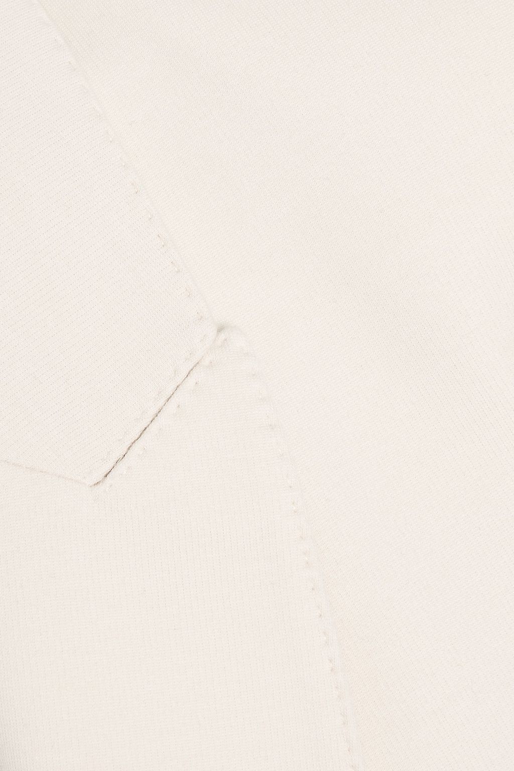 BRUNELLO CUCINELLI Bead-embellished cotton-blend jersey blazer