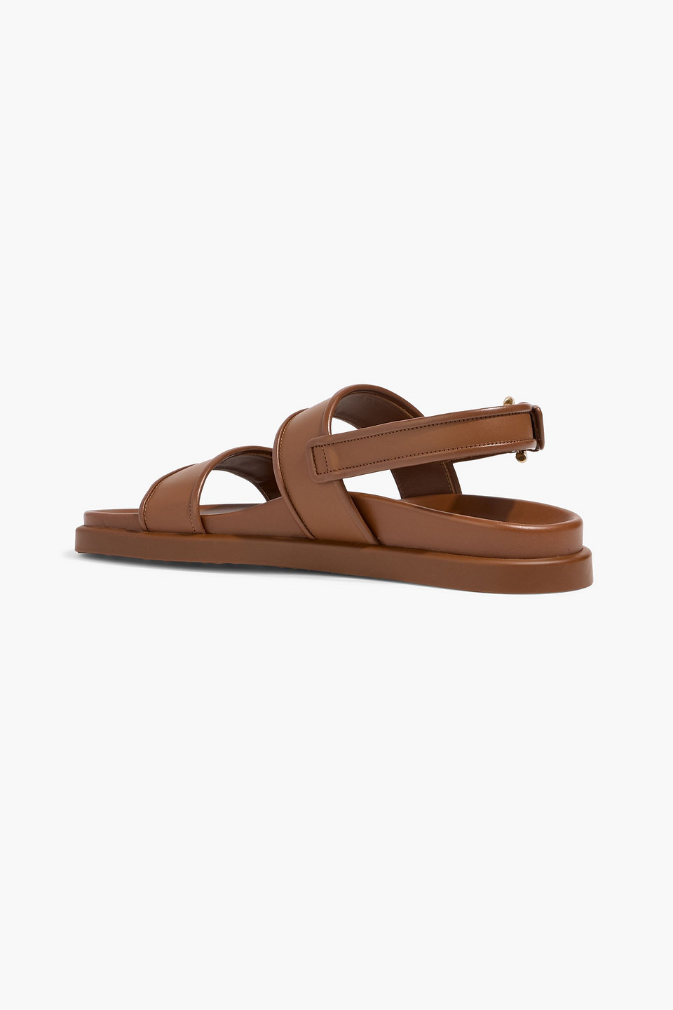 Gianvito Rossi Bilbao Leather Sandals In Brown