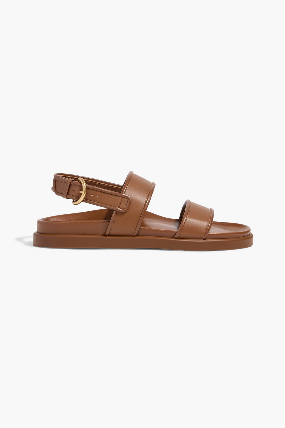 Gianvito Rossi Bilbao Leather Sandals In Brown