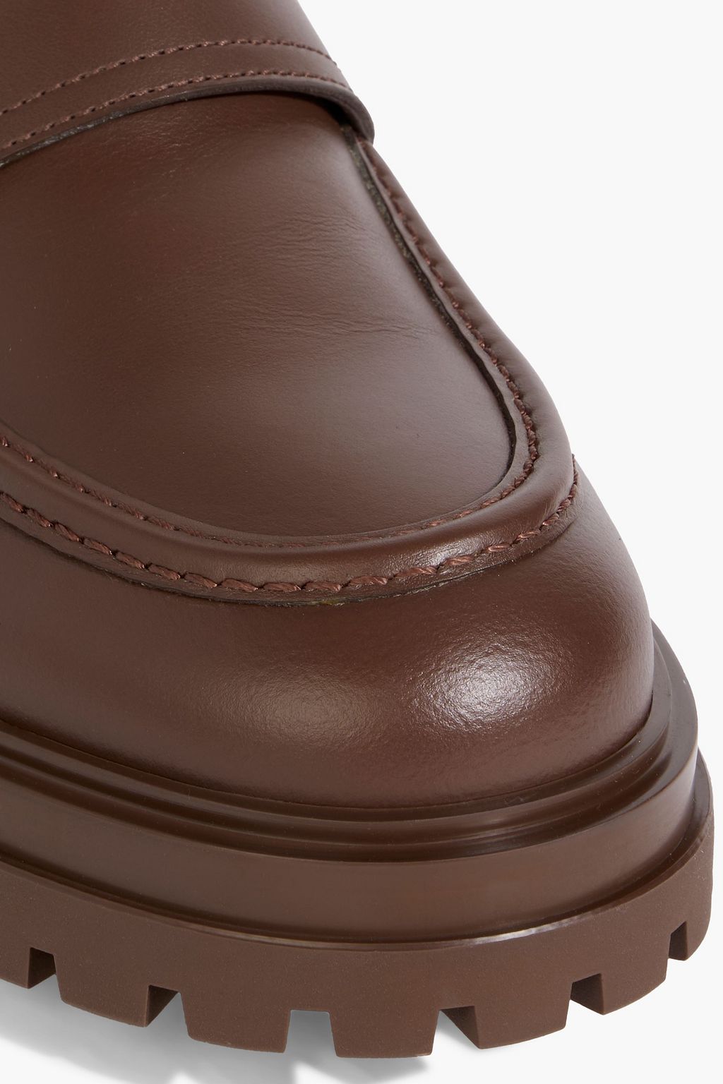 GIANVITO ROSSI Paul leather loafers