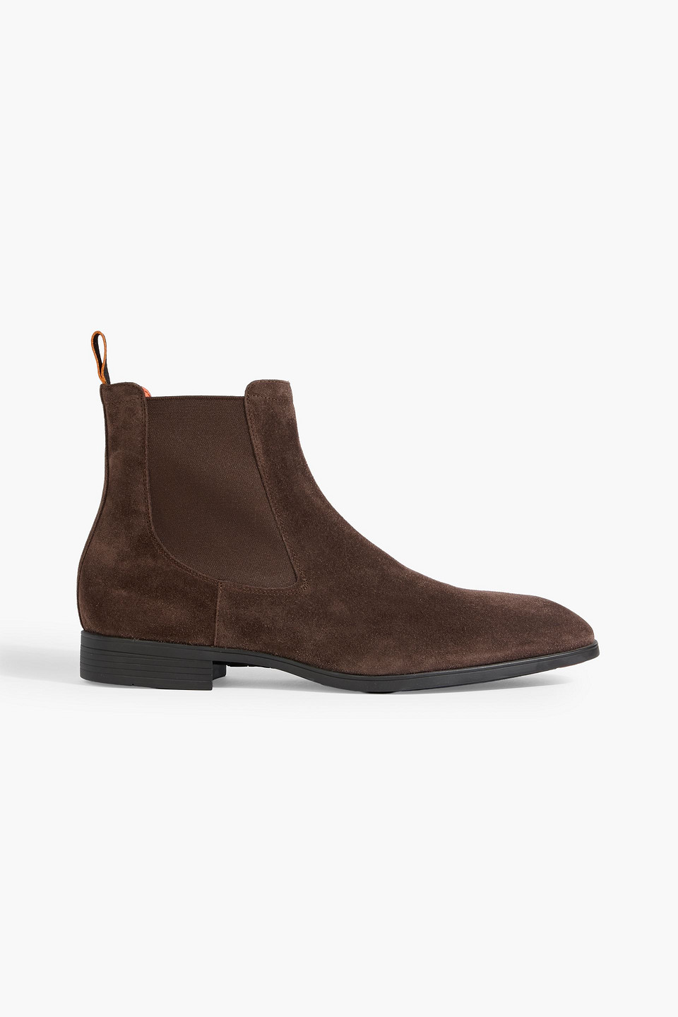 Santoni Detoxify Suede Chelsea Boots In Brown
