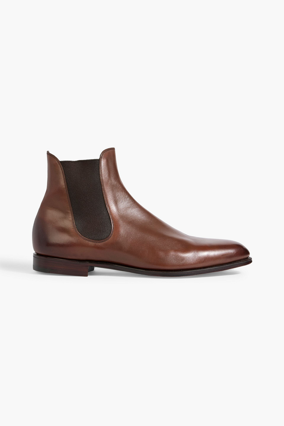 Dunhill Leather Chelsea Boots In Multi