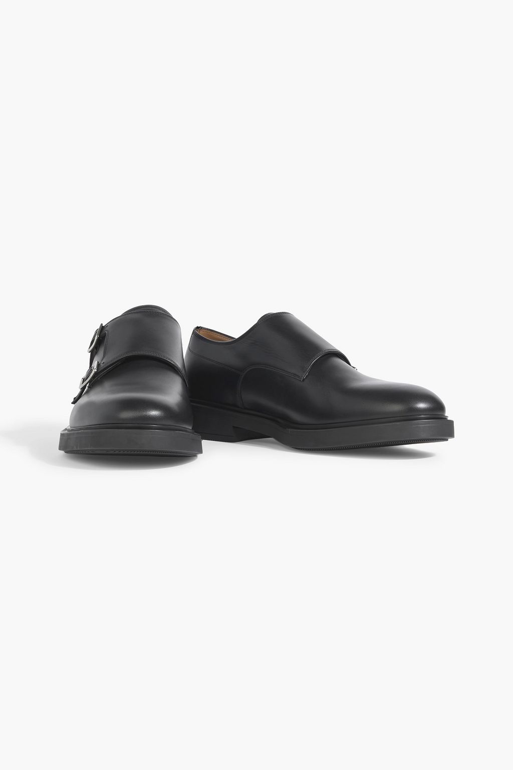 GIANVITO ROSSI Scott leather monk-strap shoes
