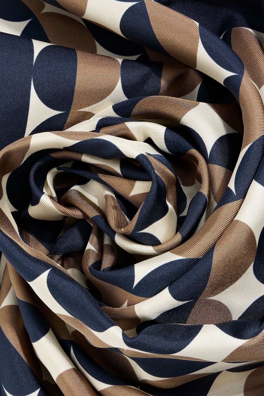 OSCAR DE LA RENTA وشاح من حرير تويل بطبعات