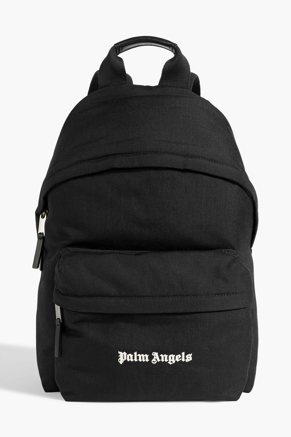 Palm Angels Canvas Backpack In Black