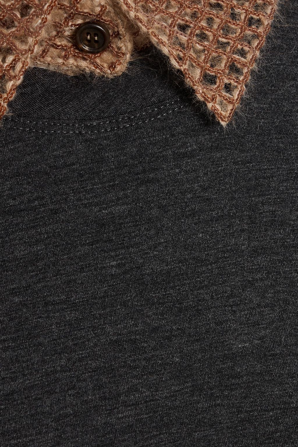 BRUNELLO CUCINELLI Embellished jersey midi dress