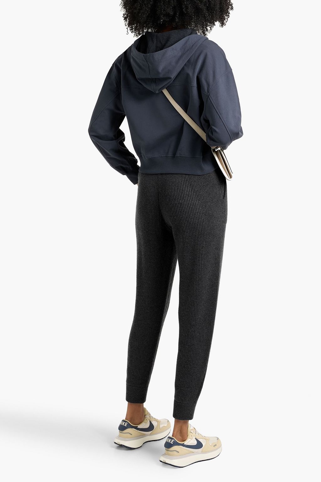 BRUNELLO CUCINELLI Cotton-blend jersey zip-up hoodie