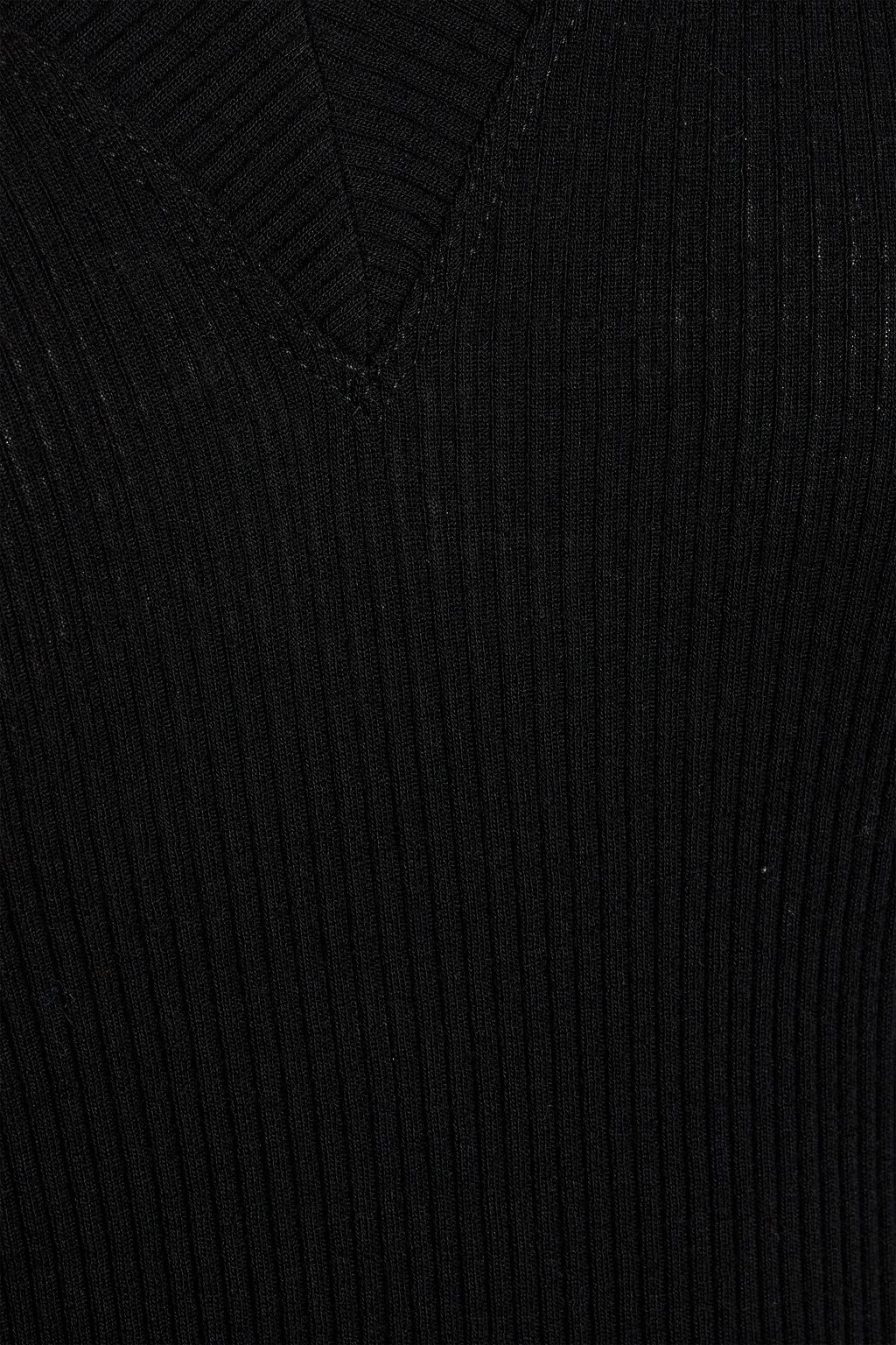 BRUNELLO CUCINELLI Bead-embellished ribbed wool sweater