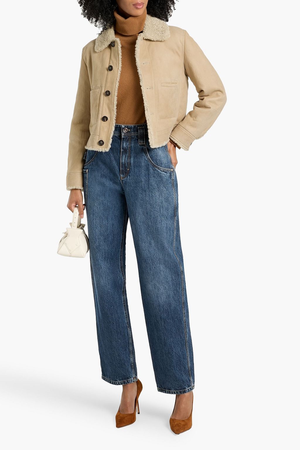 BRUNELLO CUCINELLI High-rise straight-leg jeans
