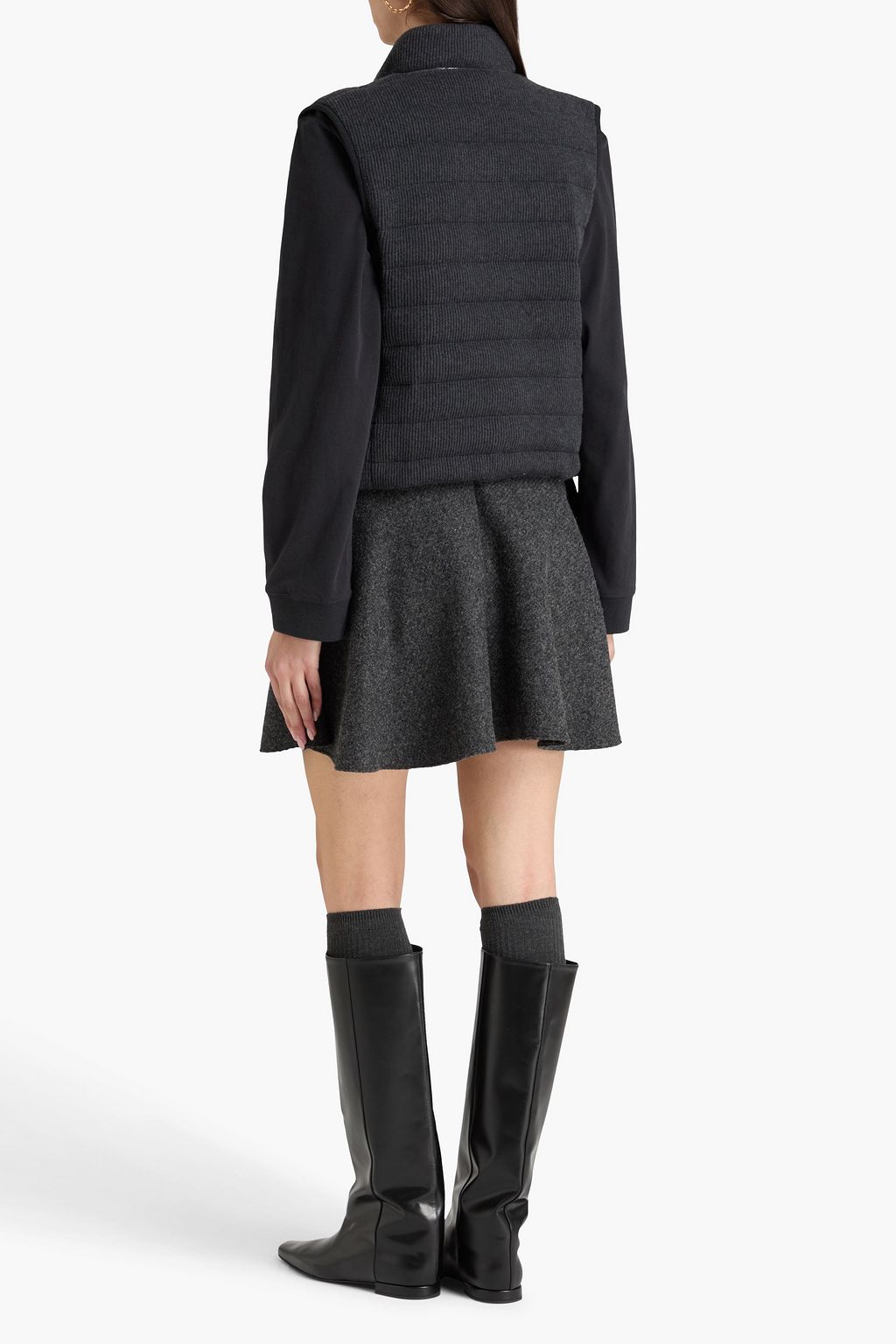 BRUNELLO CUCINELLI Quilted cashmere vest