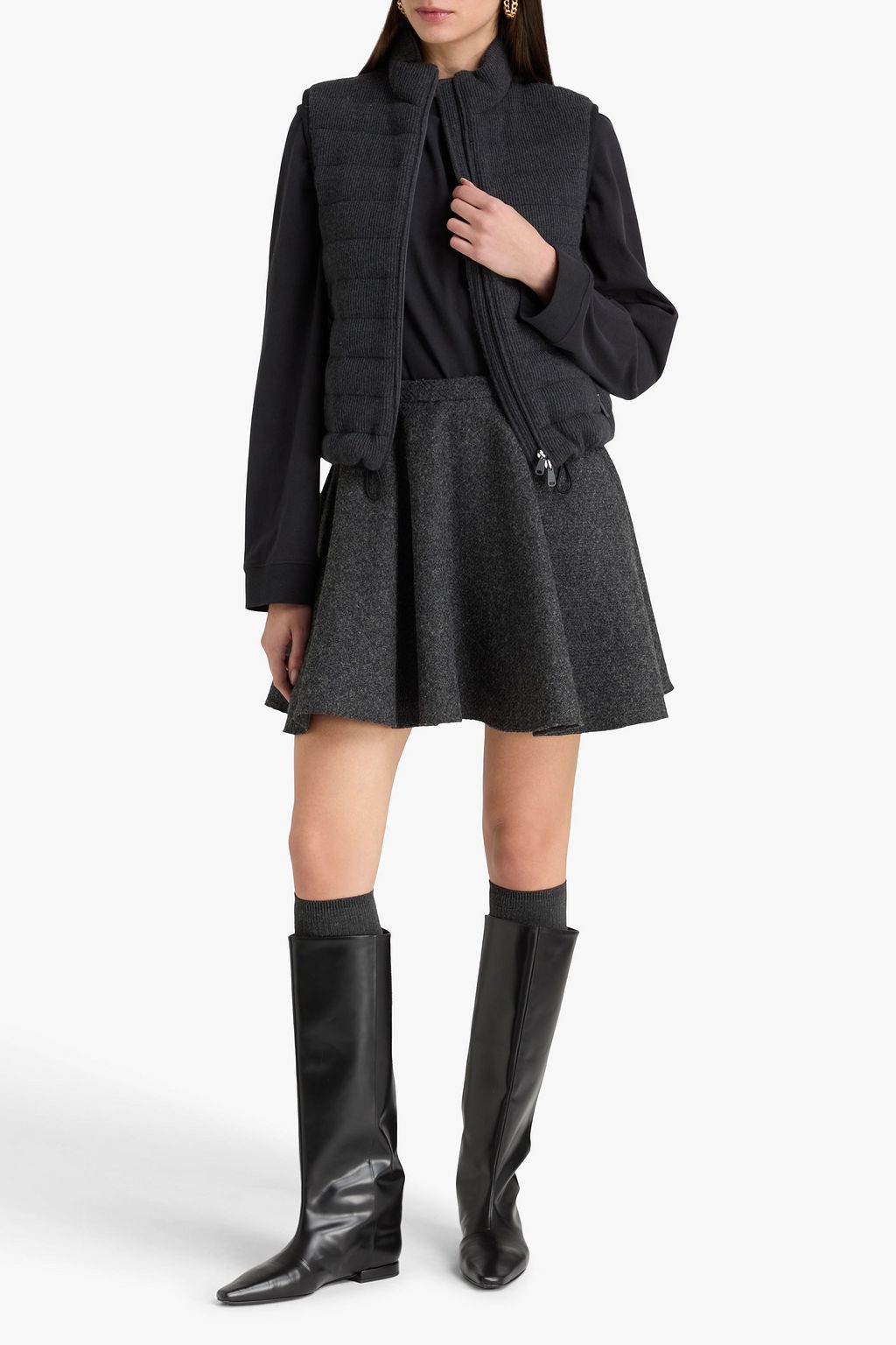 BRUNELLO CUCINELLI Quilted cashmere vest