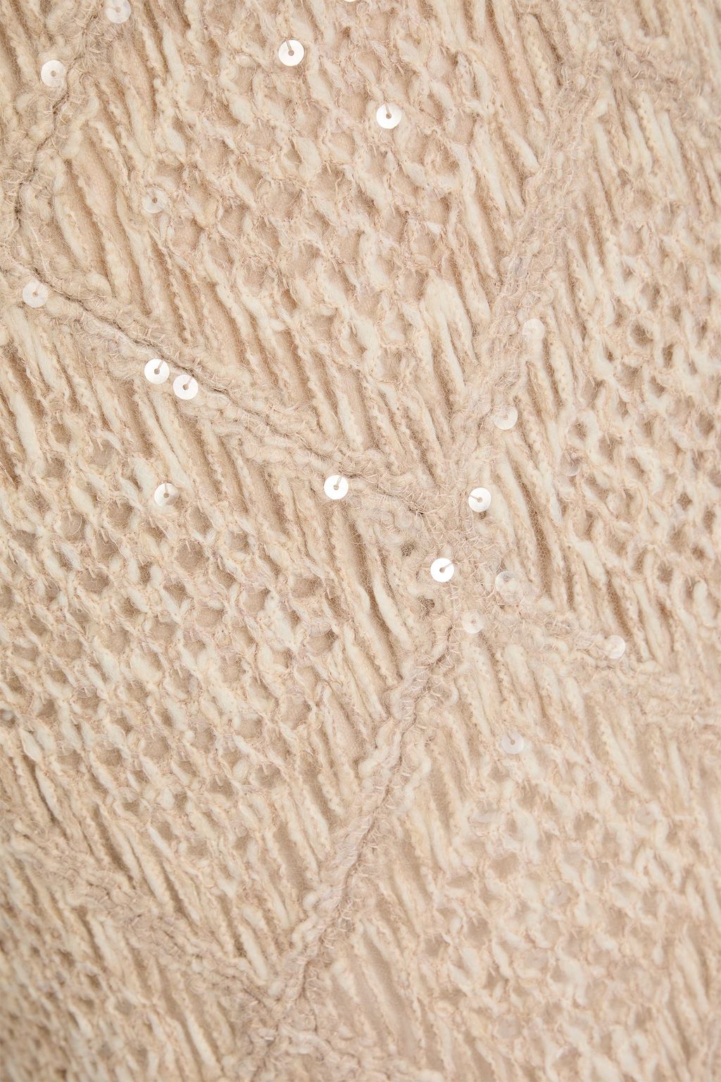 BRUNELLO CUCINELLI Midirock aus Tüll mit Pailletten