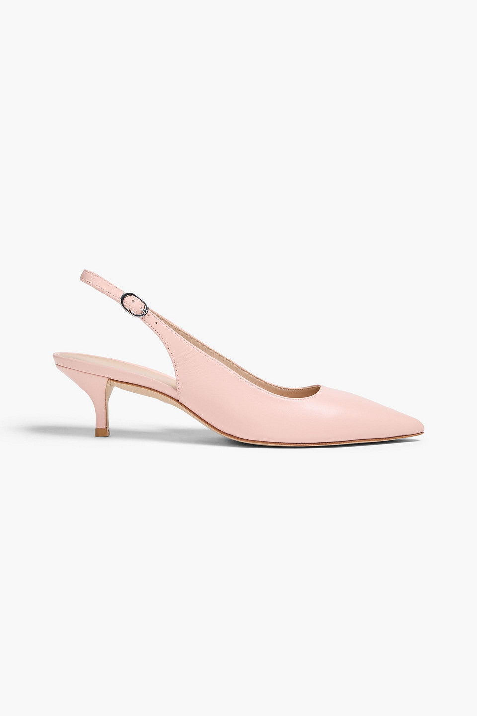 Stuart Weitzman Leigh Leather Slingback Pumps In Pink