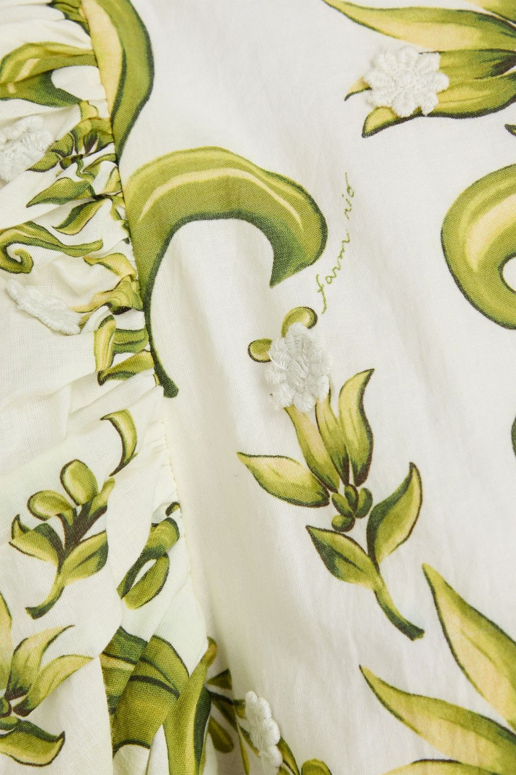 FARM RIO بلوزة من الفوال القطني مزينة بطبعات