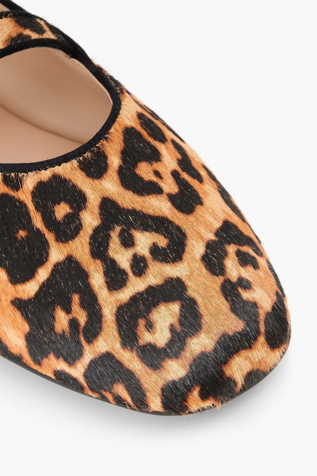 STUART WEITZMAN Kyra leopardprint calf hair Mary Jane flats THE — free download