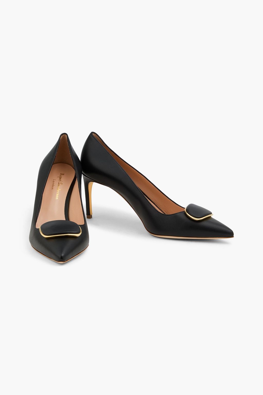 RUPERT SANDERSON New Nada Double Pebble leather pumps