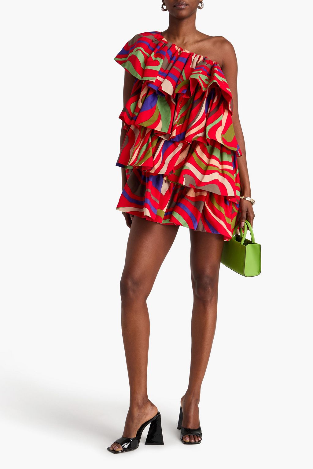 knee length dresses for ladies Magical Nutcracker: Poplin Tiered Mini Dress for a Festive Holiday / C –  BFF Here