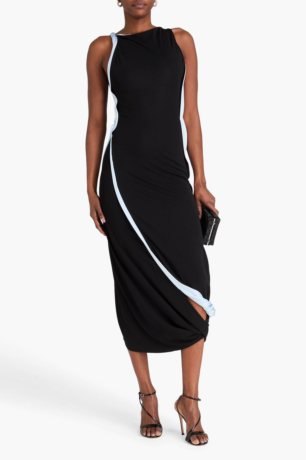 VICTORIA BECKHAM Asymmetric crepe gown