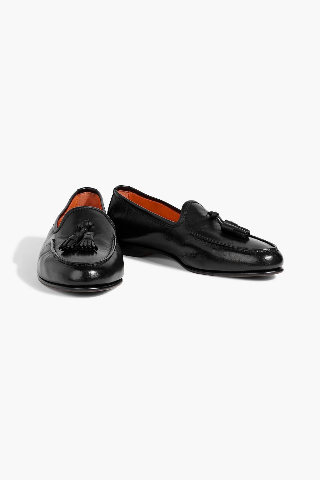 SANTONI Andrea tasseled leather loafers