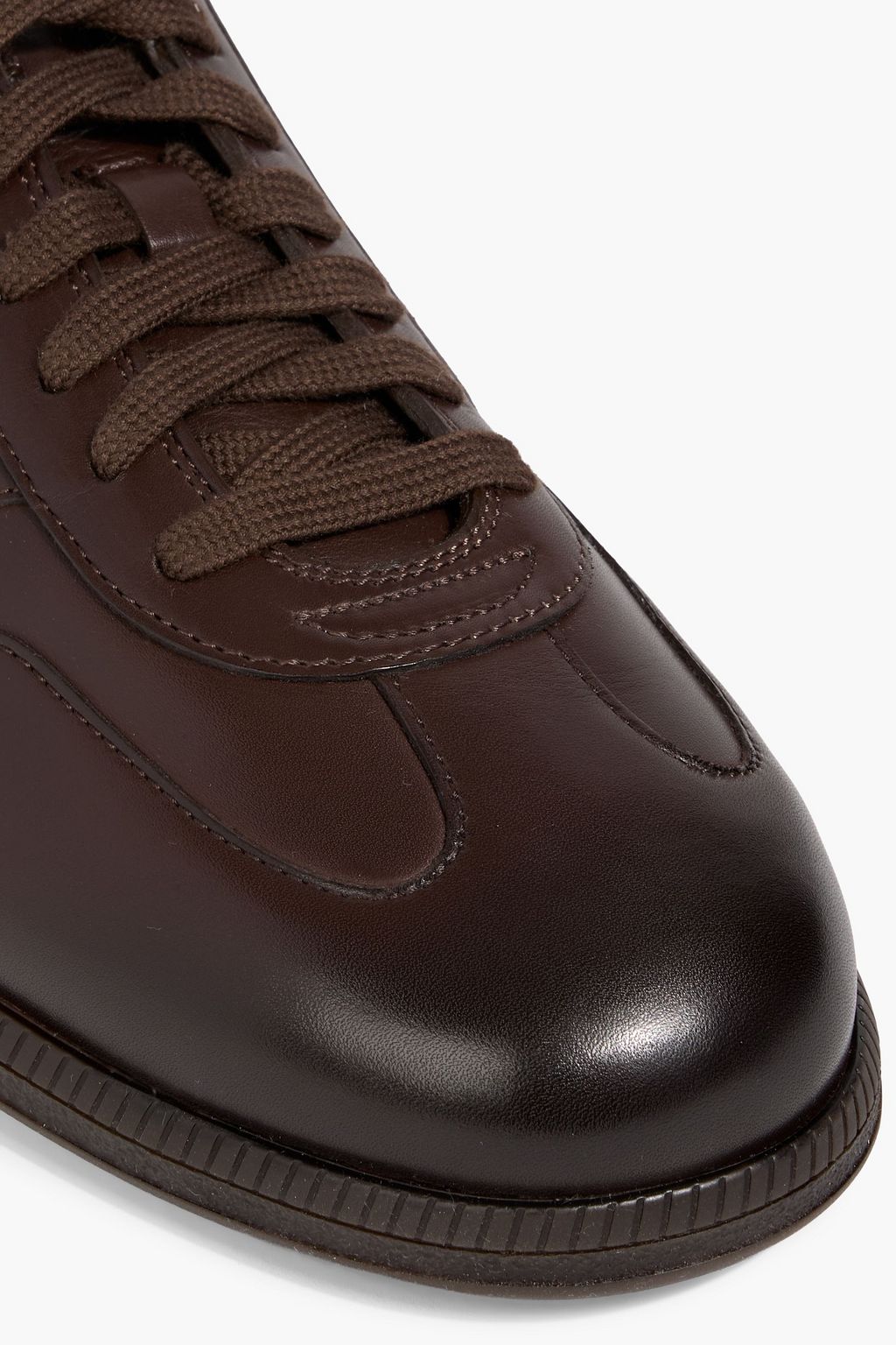 SANTONI Dbs Olympic leather sneakers